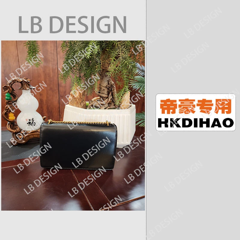 LB  DESIGN手工打造真皮高端定制女士包【z5057黑色】