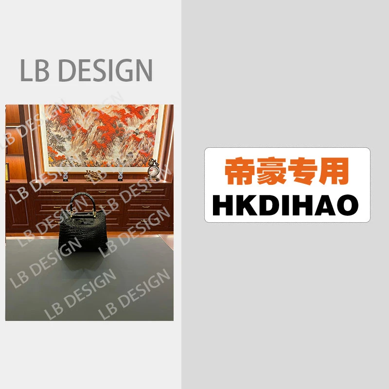 LB  DESIGN【187黑色】1欧美高端2024女神时尚百搭包包