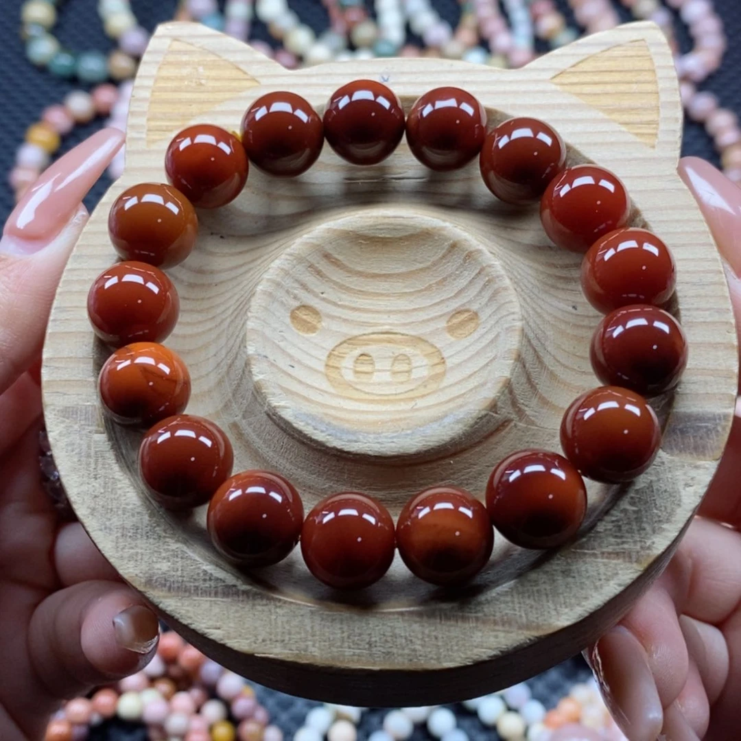 【闪购商品】玛瑙/玉髓手链未镶嵌蓝**雨