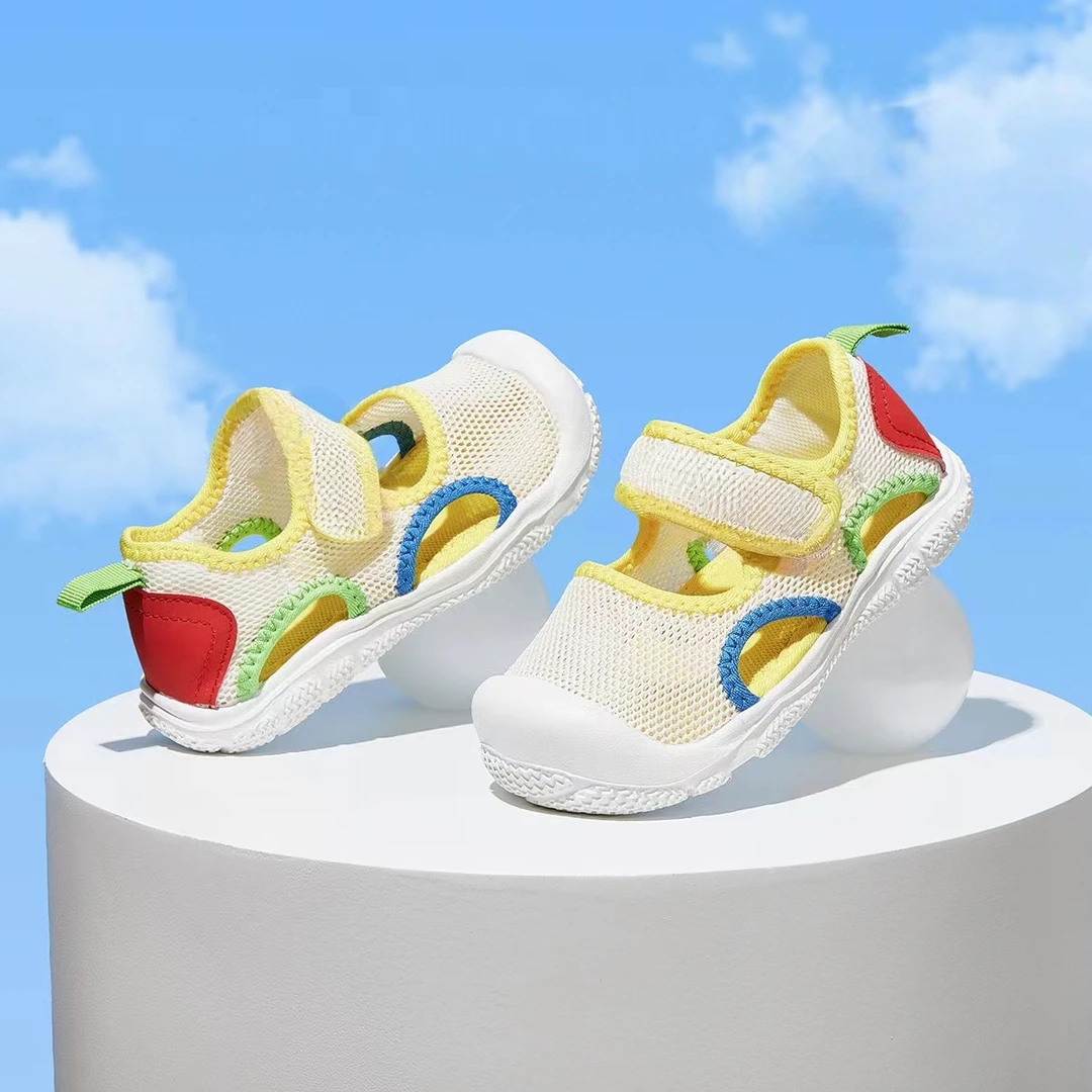 宝宝童鞋小童凉鞋透气软底防滑机能时尚童鞋女童步前鞋时尚幼童鞋