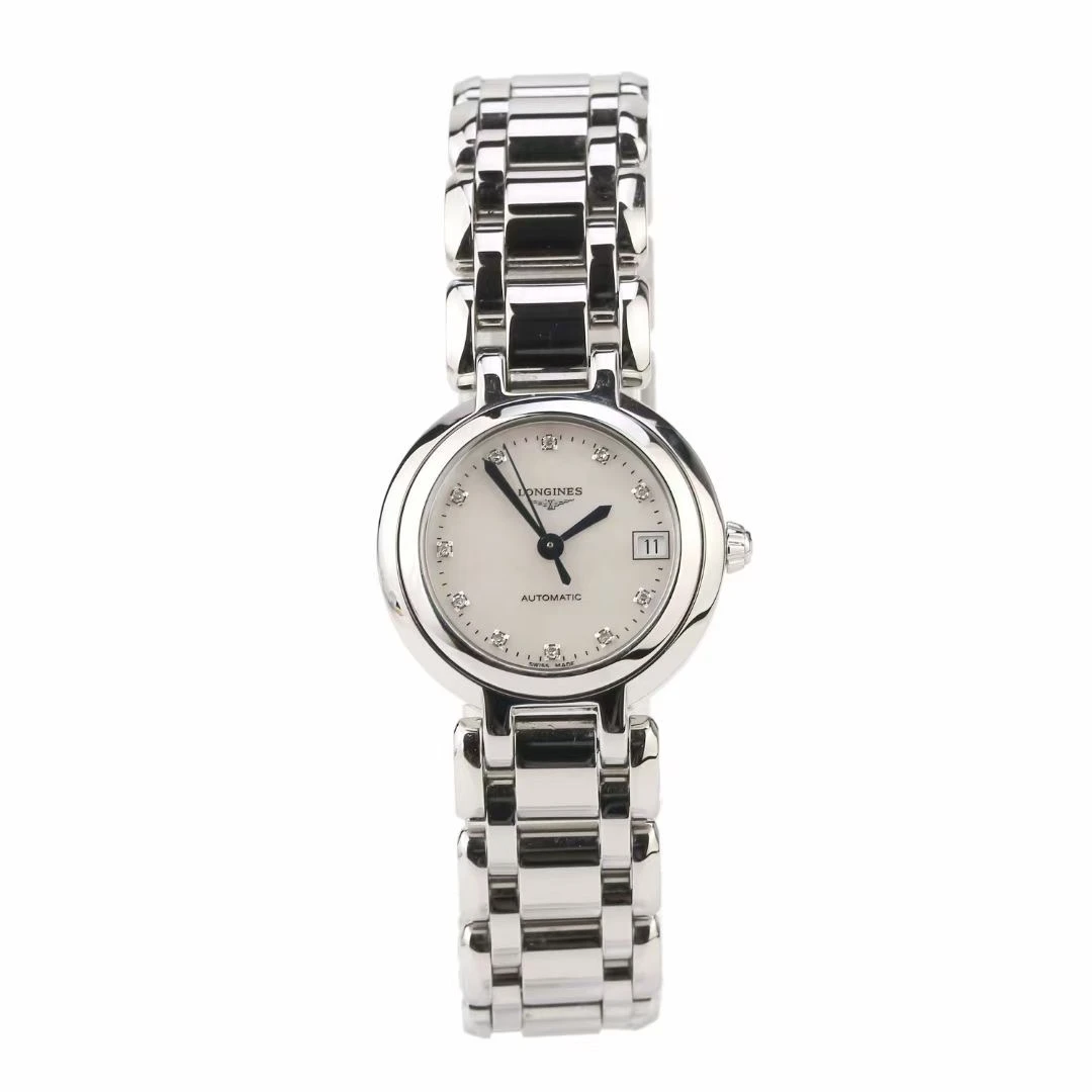 99新 Longines/浪琴 星月贝母钻机械/L8.111.4.87.6/26.5mm/女款