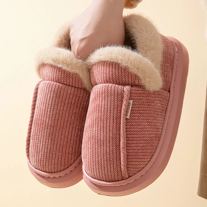 棉拖鞋女包跟冬季2024新款室内家居防滑保暖加绒毛毛月子棉鞋外穿