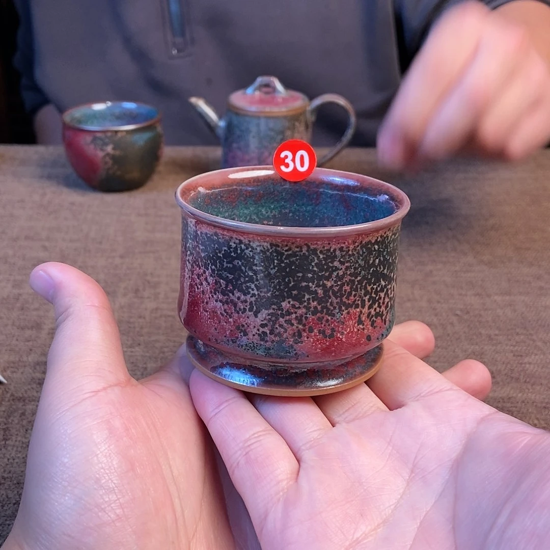 瓷片钧瓷主人杯杯