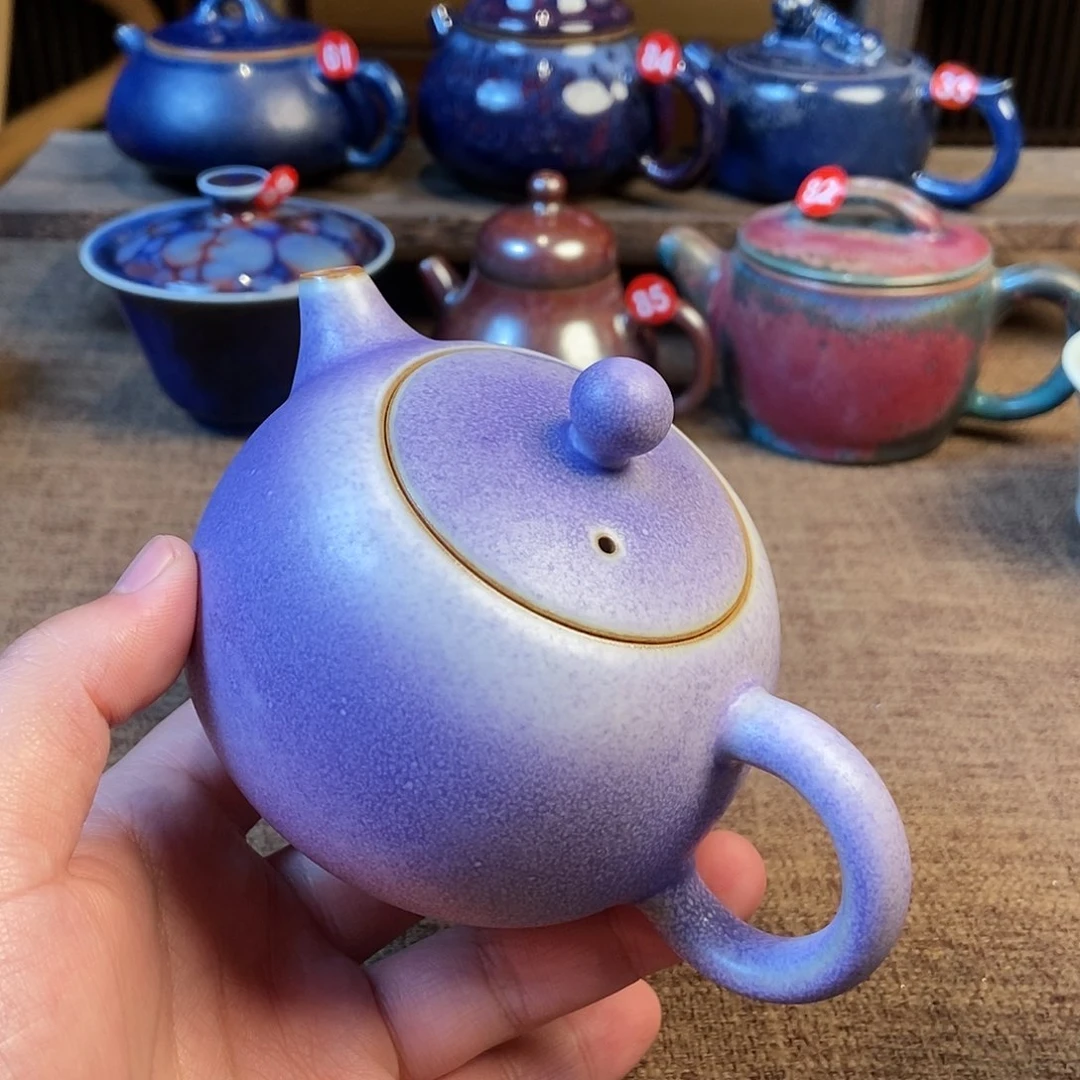 摆件用****8钧瓷茶壶茶具