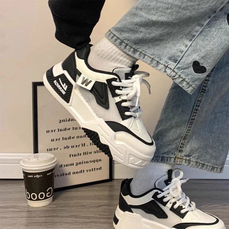 Warrior/回力2024夏季ol网面板鞋夏季新款休闲运动小众厚底女鞋