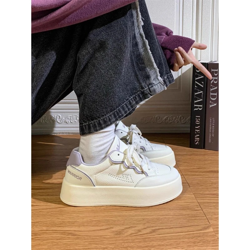Warrior/回力小白鞋夏季透气学生运动板鞋原创小众2024新款爆款潮