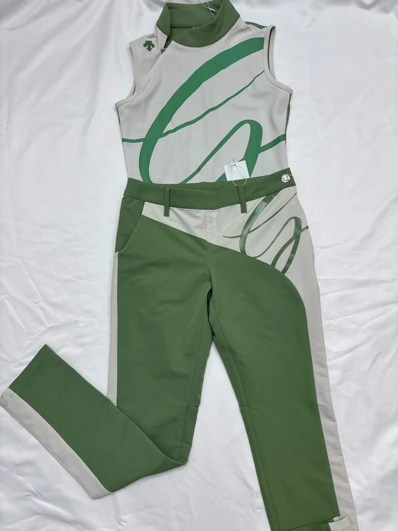DESCENTE/迪桑特日版高尔夫夏季女士吸汗速干透气长裤DGWVJD04