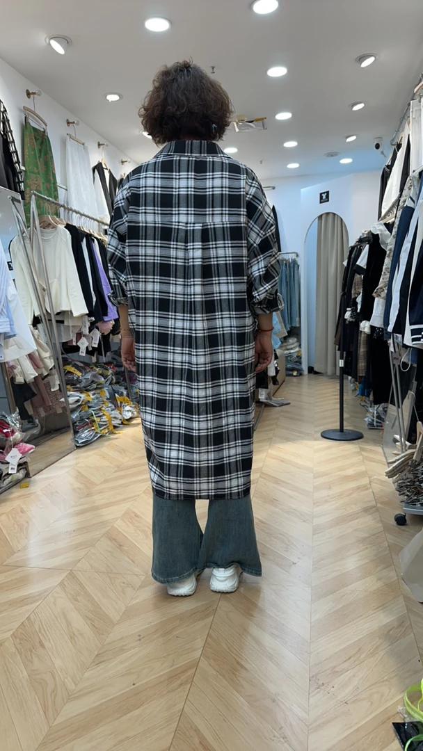 长款大码显瘦风衣穿到200斤