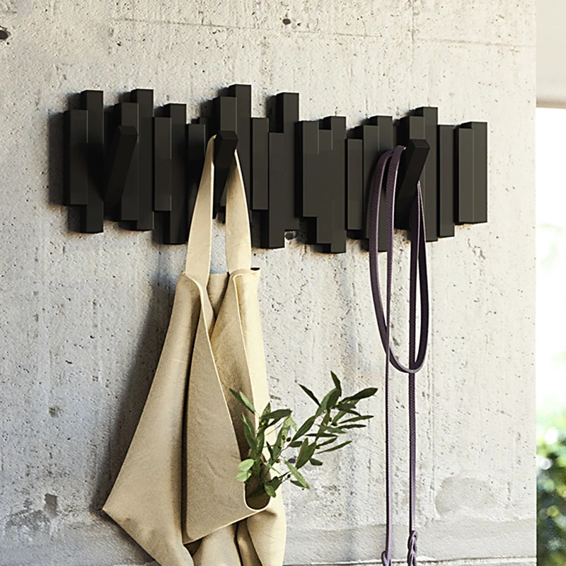 umbra创意挂钩玄关衣架壁挂衣帽钩进门衣服架衣物收纳免打孔轻奢