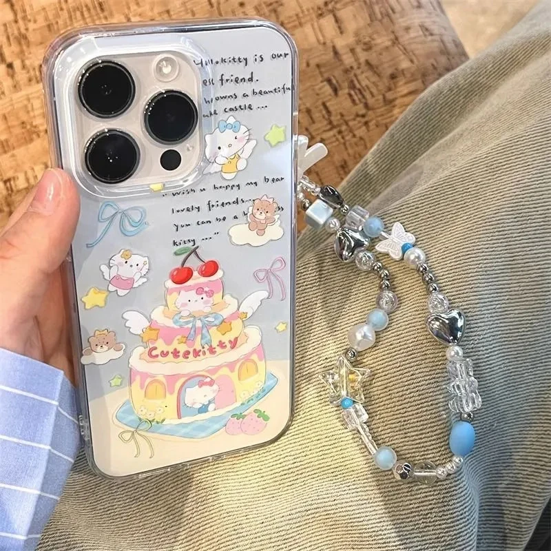 天使KT猫苹果手机壳iPhone15promax可爱14_13硅胶xsmax新款软壳78