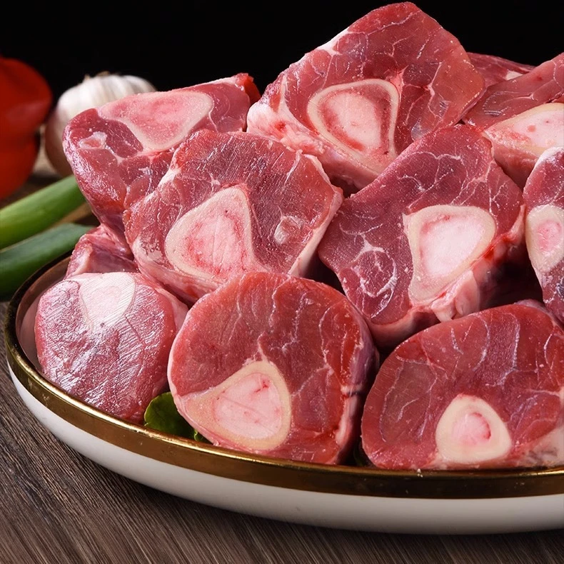 【羊前棒整根】羊小腿新鲜速冻原切断骨连肉切块羊腱子5斤