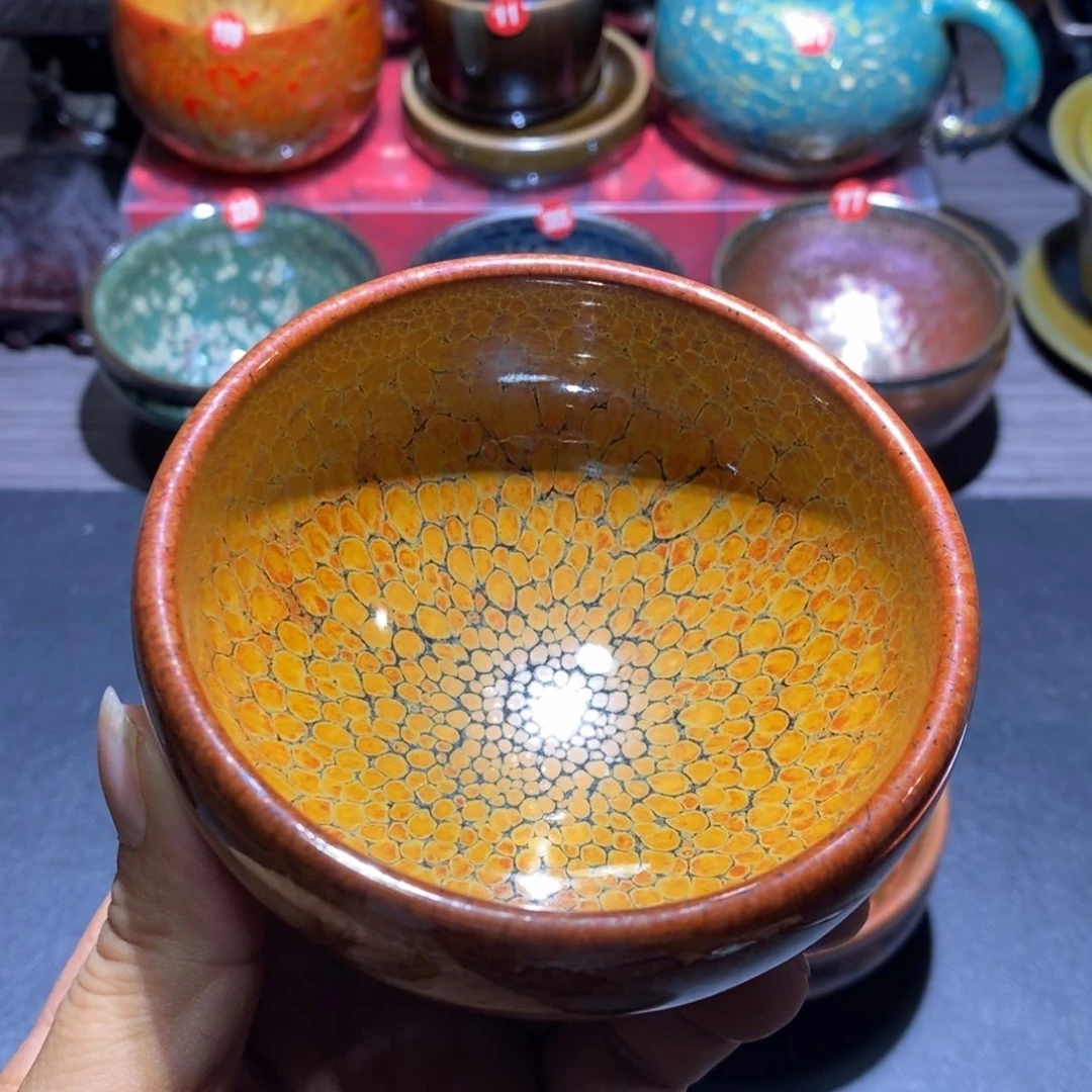 茶盏建窑建盏主人杯