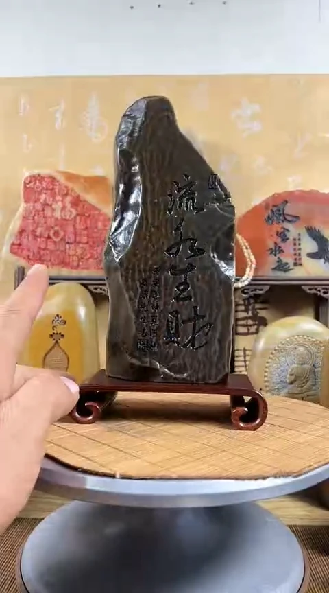 【闪购商品】砖雕玉雕石雕茶桌办公桌雕刻摆件不含底座
