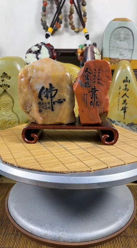 【闪购商品】砖雕茶桌摆件石雕摆件不含底座1