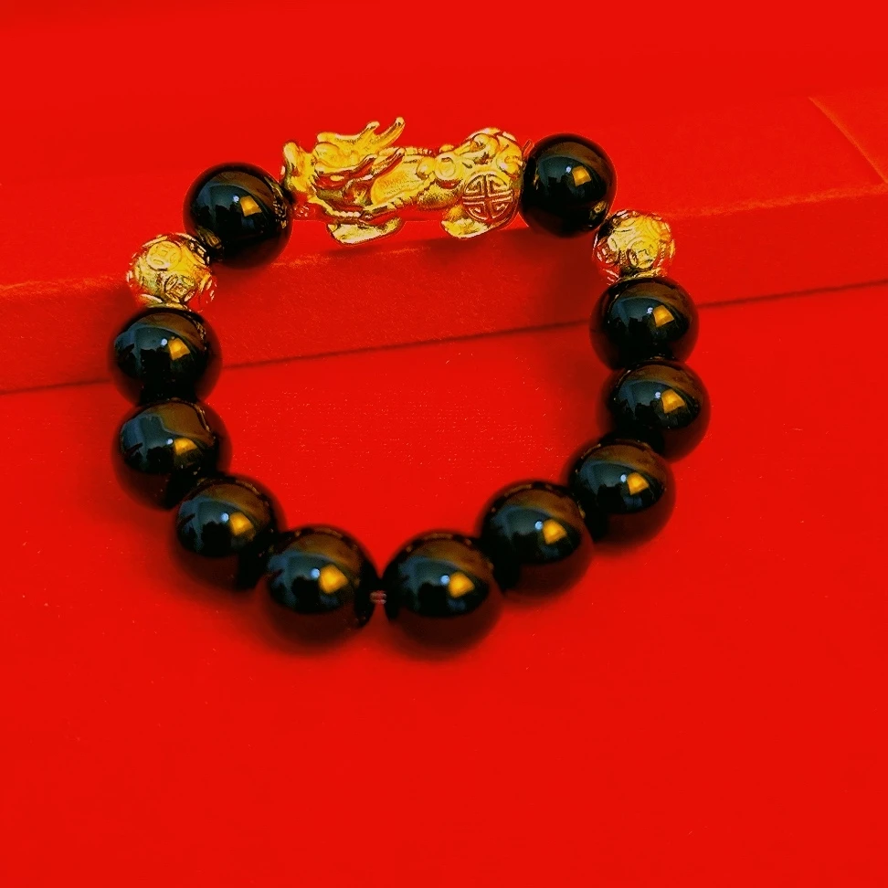 合金手链 TYC男士松紧弹力绳貔貅手串