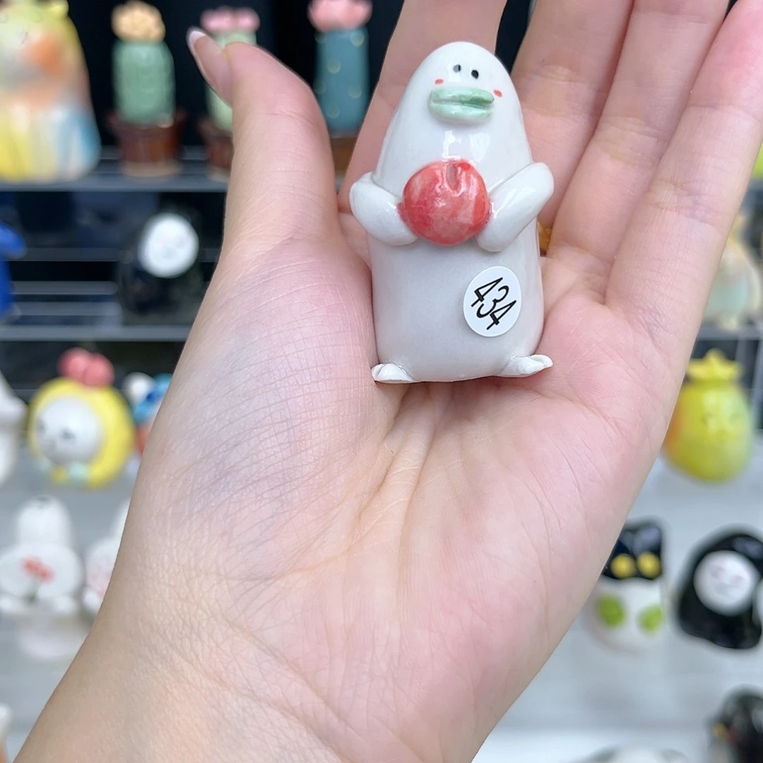 丑萌的小陶瓷摆件434