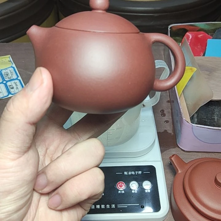 【闪购商品】紫砂茶壶180cc西施紫红
