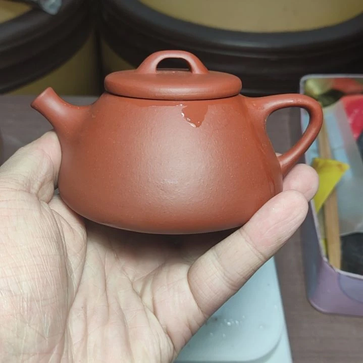 【闪购商品】紫砂茶壶清水泥心舟石瓢180cc