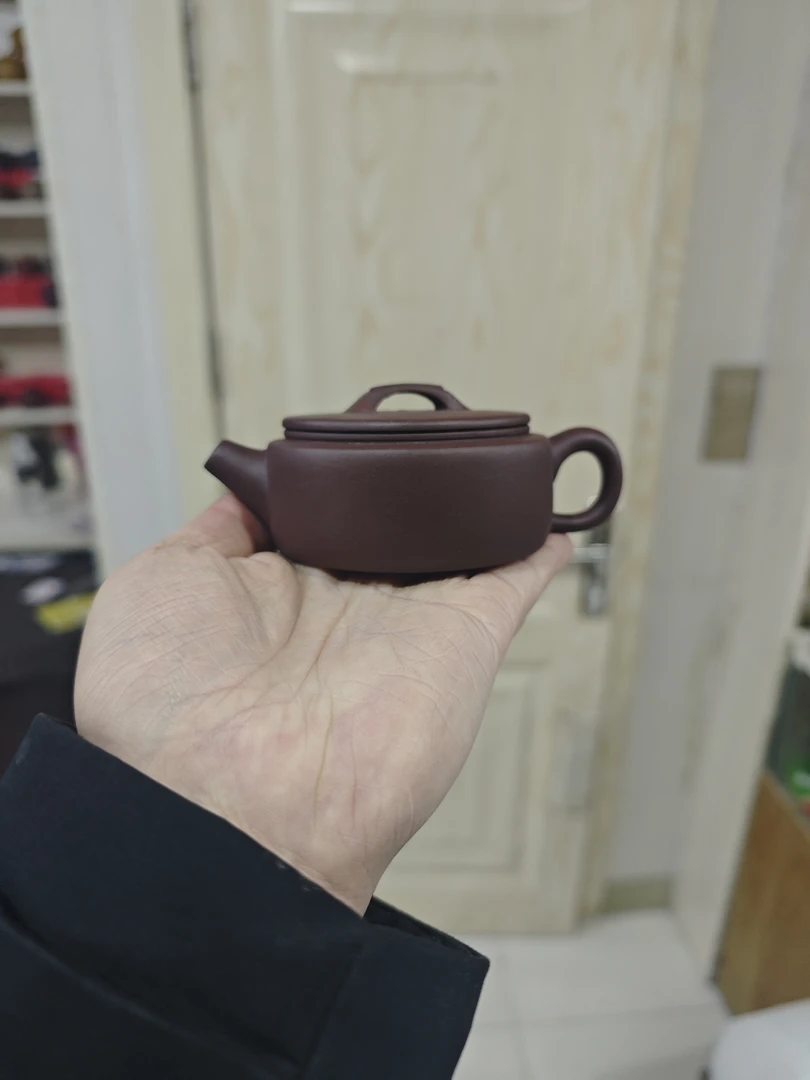 云·原矿半手工底槽清汉瓦壶内推出水孔130cc