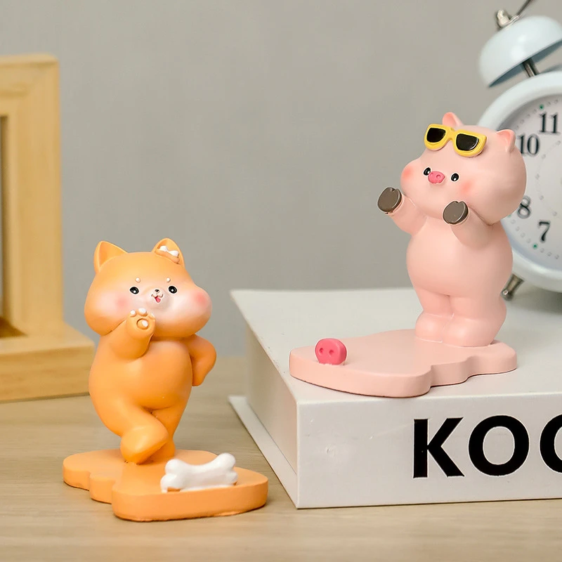 新款小猪手机支架懒人追剧神器送女友生日礼物网红猪创意礼品