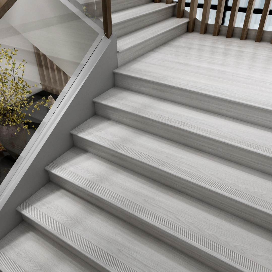 木纹楼梯踏步瓷砖300x1200防滑梯级瓷砖台阶别墅自建楼梯踏步瓷砖