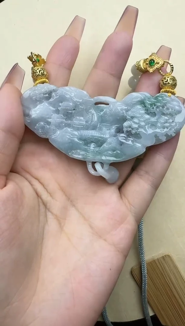 【闪购商品】翡翠颈饰未镶嵌国风复古