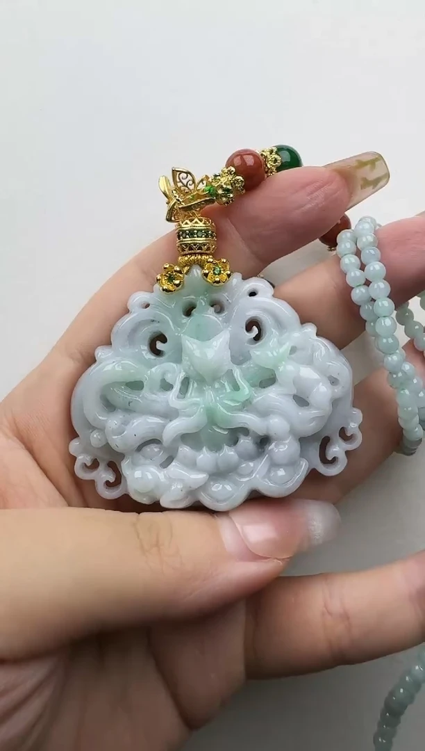 【闪购商品】翡翠颈饰未镶嵌国风复古