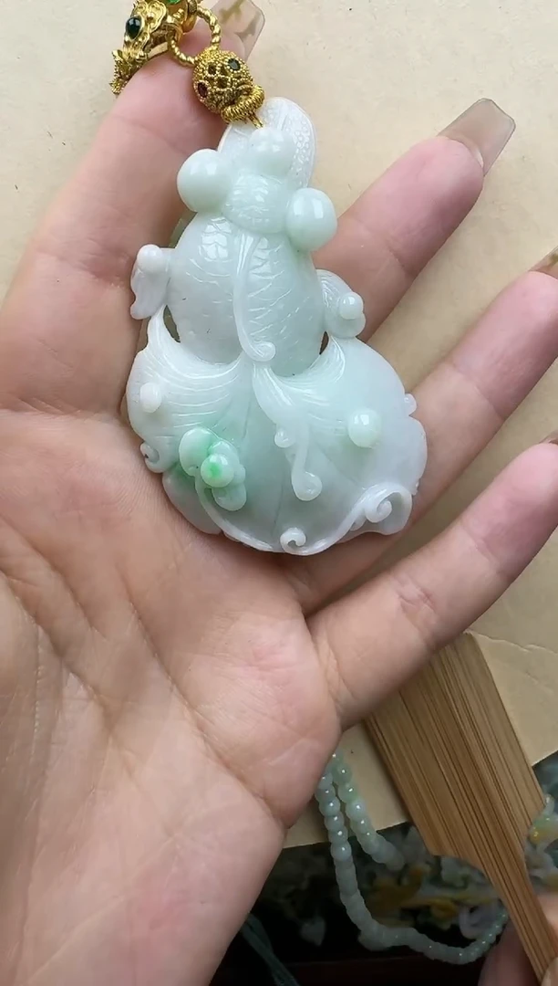 【闪购商品】翡翠颈饰未镶嵌国风复古