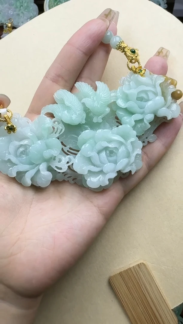 【闪购商品】翡翠颈饰未镶嵌国风复古