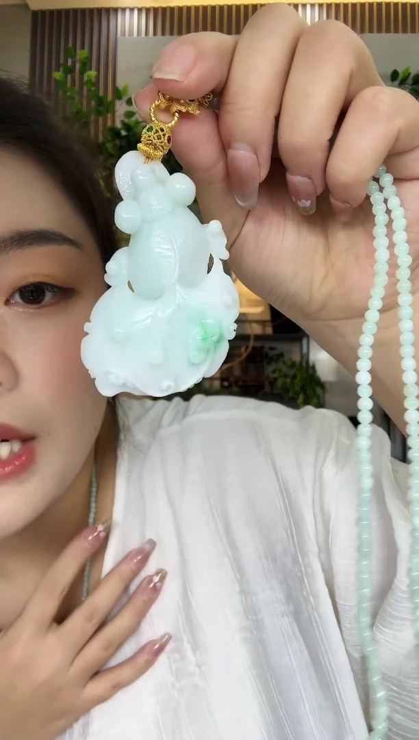 【闪购商品】翡翠颈饰未镶嵌国风复古