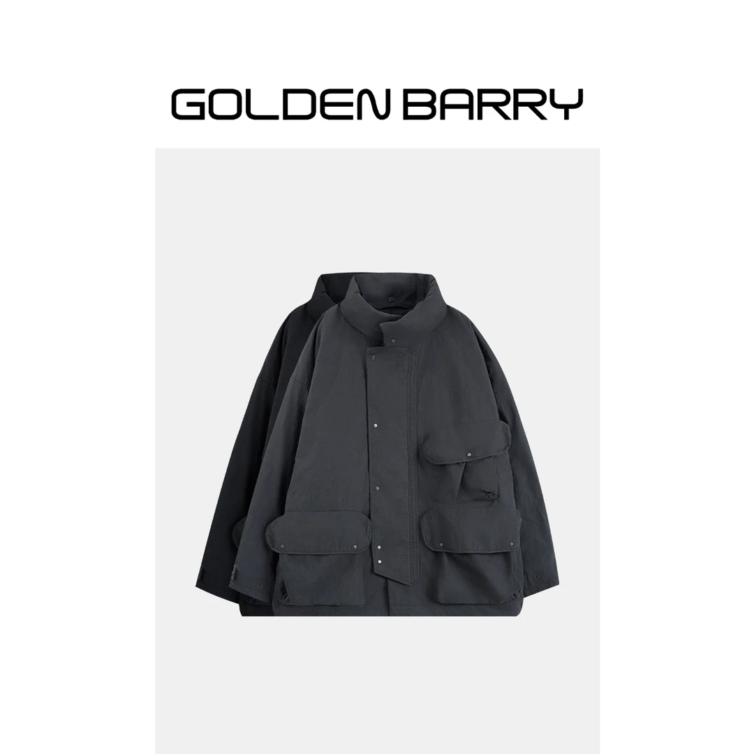 GOLDENBARRY|171010时尚休闲感驼绒棉服