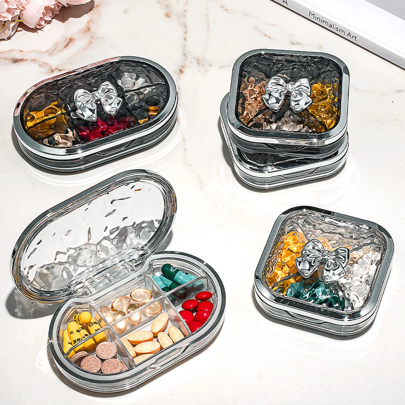 大容量新款药盒药品分装便携式药盒旅行迷你随身收纳盒省钱风家居