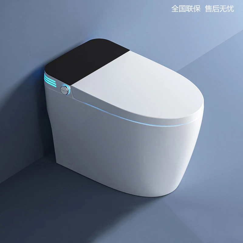 【轻智能】智能马桶手动翻盖加热座圈自动冲水脚感冲水停电冲水功能