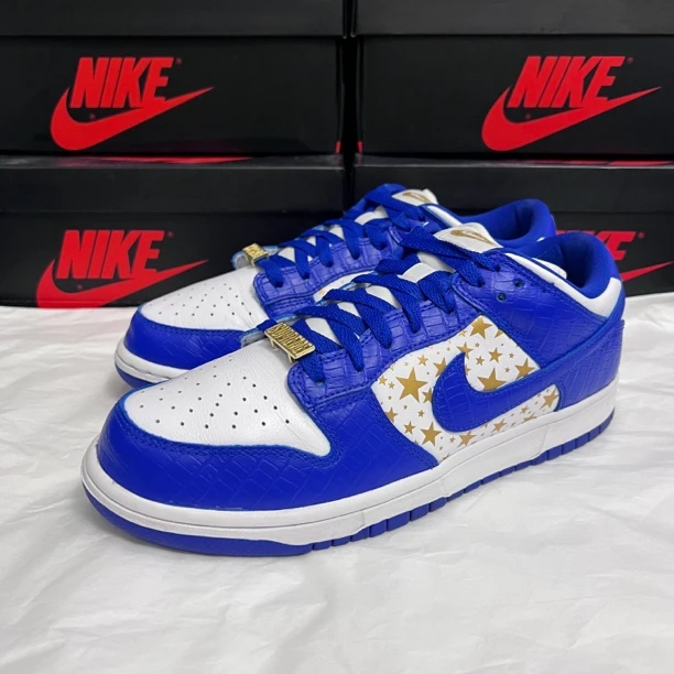 Nike dunk×supme联名 白蓝 42码原盒 98新成色 耐克休闲鞋
