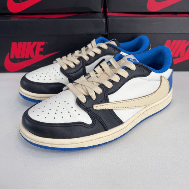 Aj1倒钩2.0 闪电倒钩 38码原盒 99新成色 耐克球鞋 倒钩 白蓝