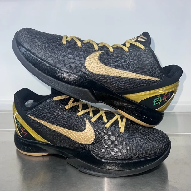 Kobe zk6黑人月 42.5码配盒 全新未使用 可实战 稀有款式 科比6