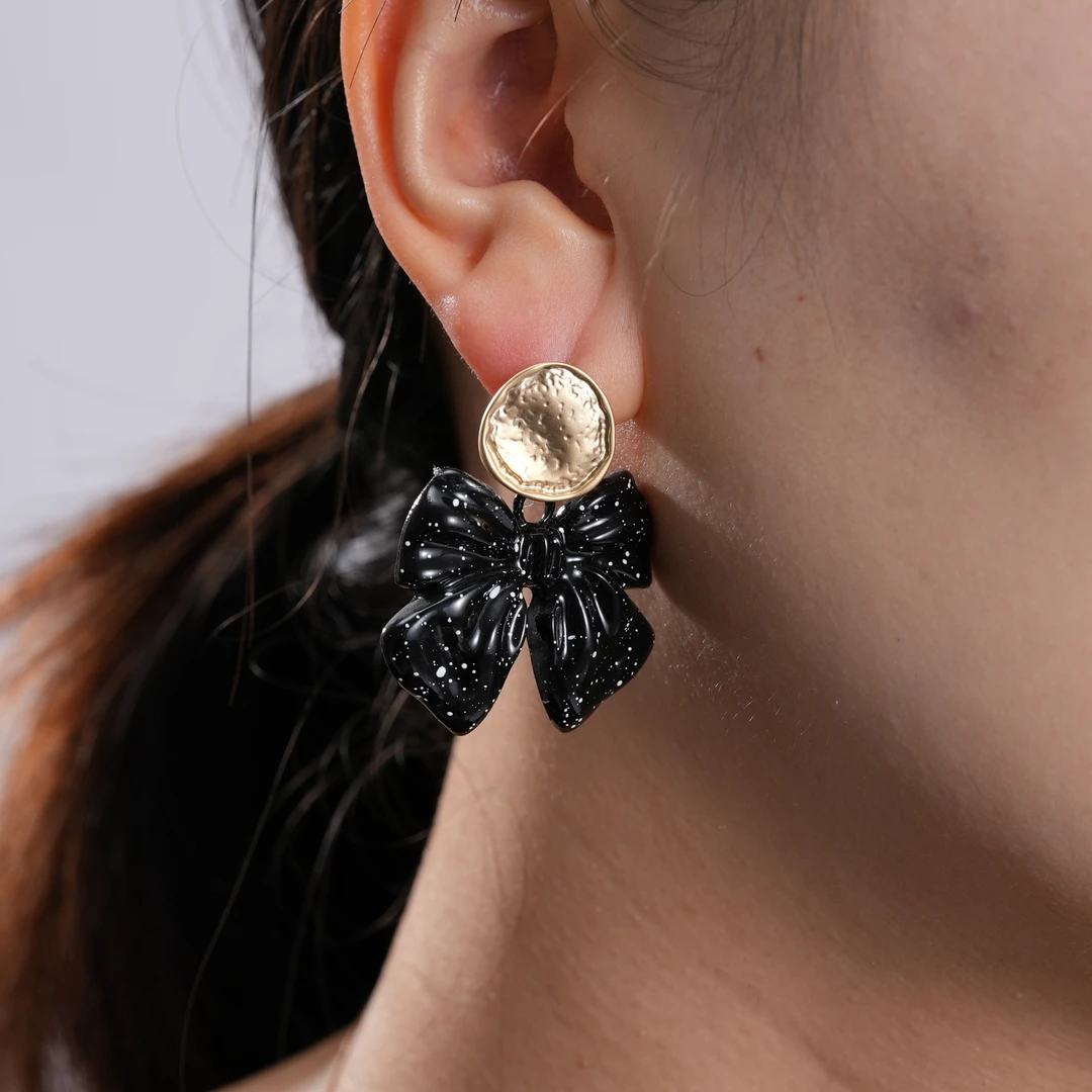 铜合金耳饰 ME喷漆耳环G