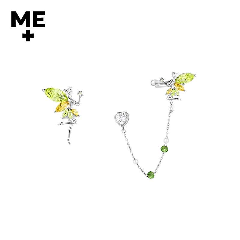 非金属合成锆石耳饰 铜合金合成锆石耳饰 ME+森林仙子系列耳环G