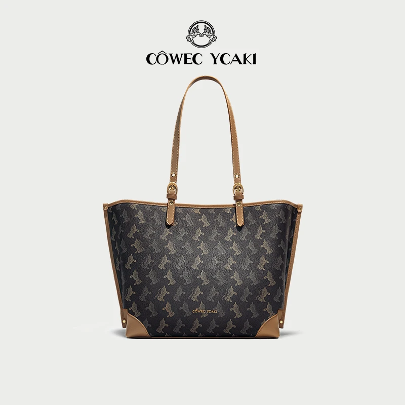 【官方正品】Cowec Ycaki 2023新款大容量托特包单肩手提包s