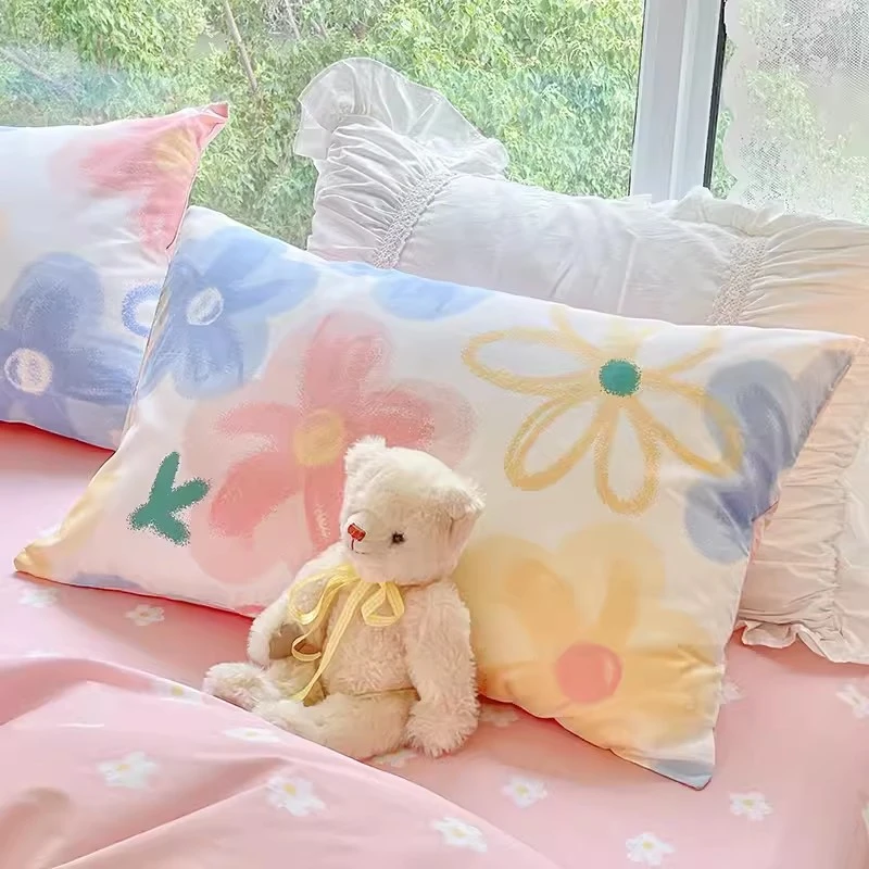 【9孤品枕套】全棉时尚印花枕套48*74cm一对装