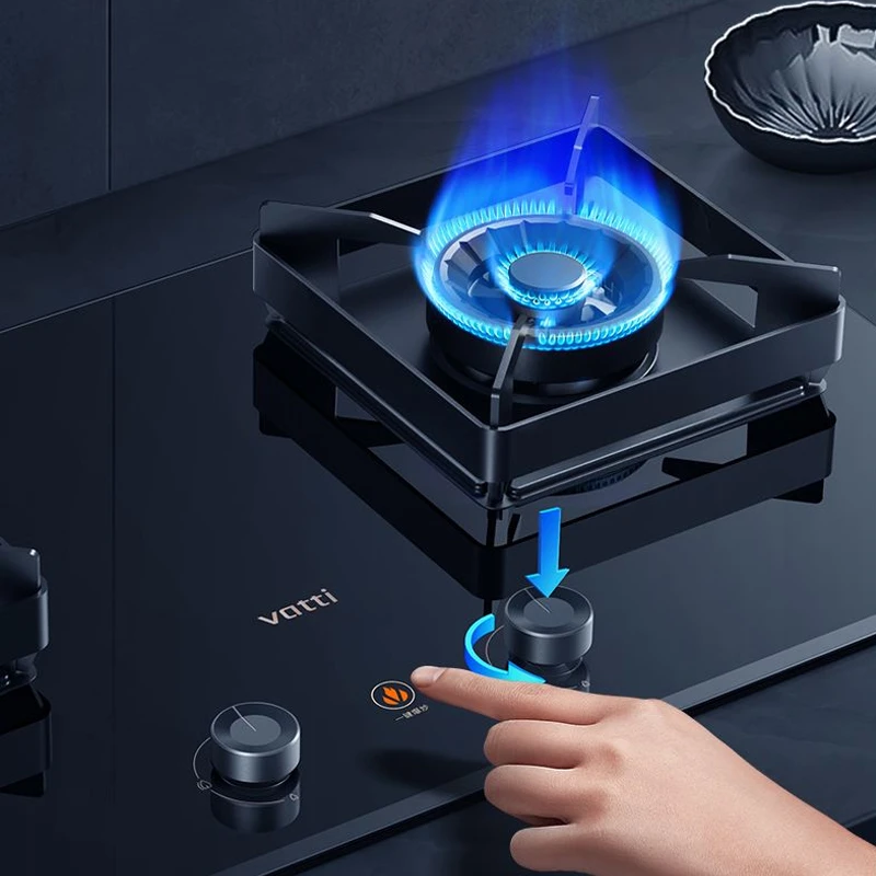 Vatti/华帝家用嵌入式灶具一键超能爆炒5.5kW可调节猛火灶i10095B