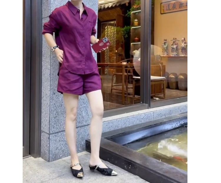 2024夏季新款时尚女装网红高级感休闲高级感套装女zz