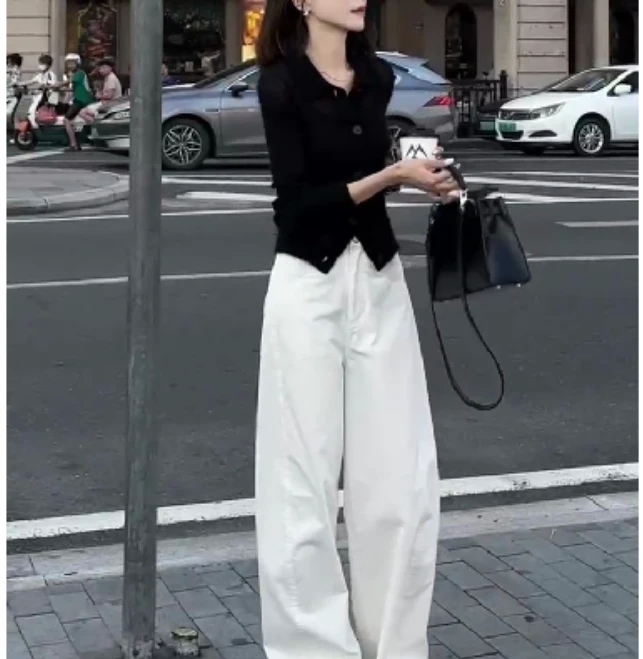 2024秋季新款女装网红气质洋气时尚减龄精品上衣裤子淘气