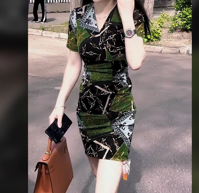 2024夏季新款时尚百搭款式女装气质名媛高级感裙子修身