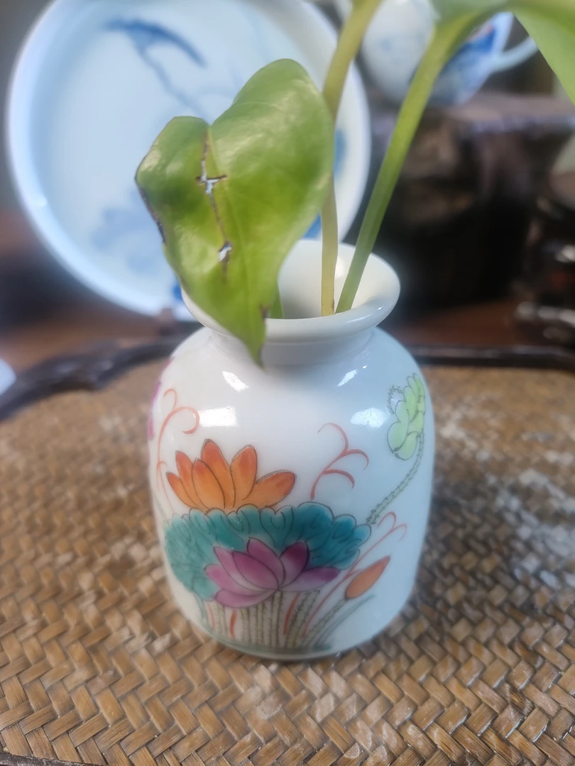 景德镇花瓶摆件小器