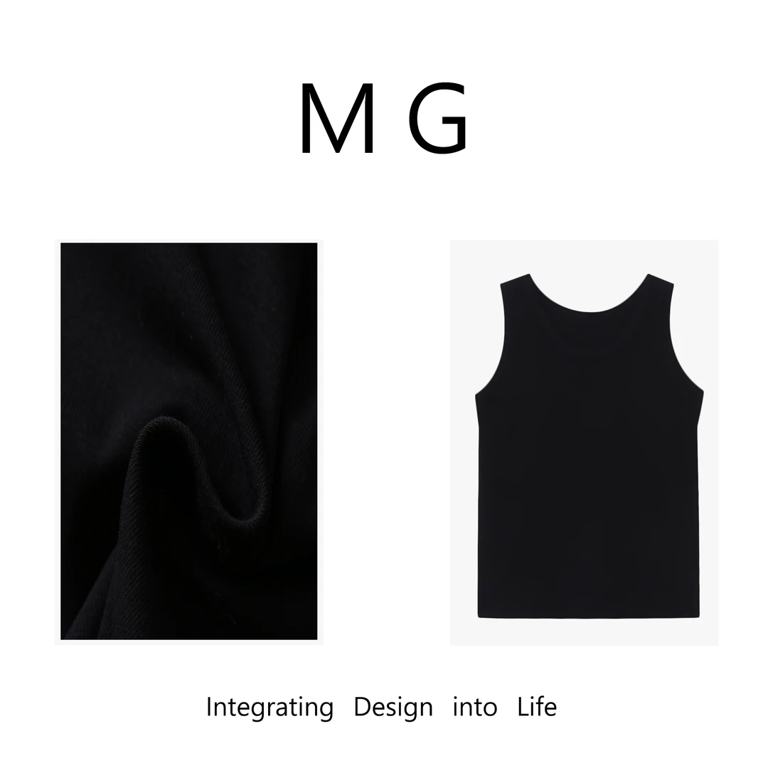 木岸【中意背心】MUAN定制高级简约百搭宽松背心上衣女MJ-B058