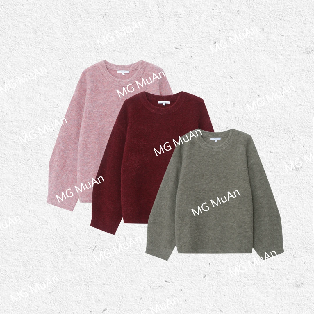 【西雅图毛衣】MUAN定制宽松高级简约百搭毛衣上衣女DG3-053