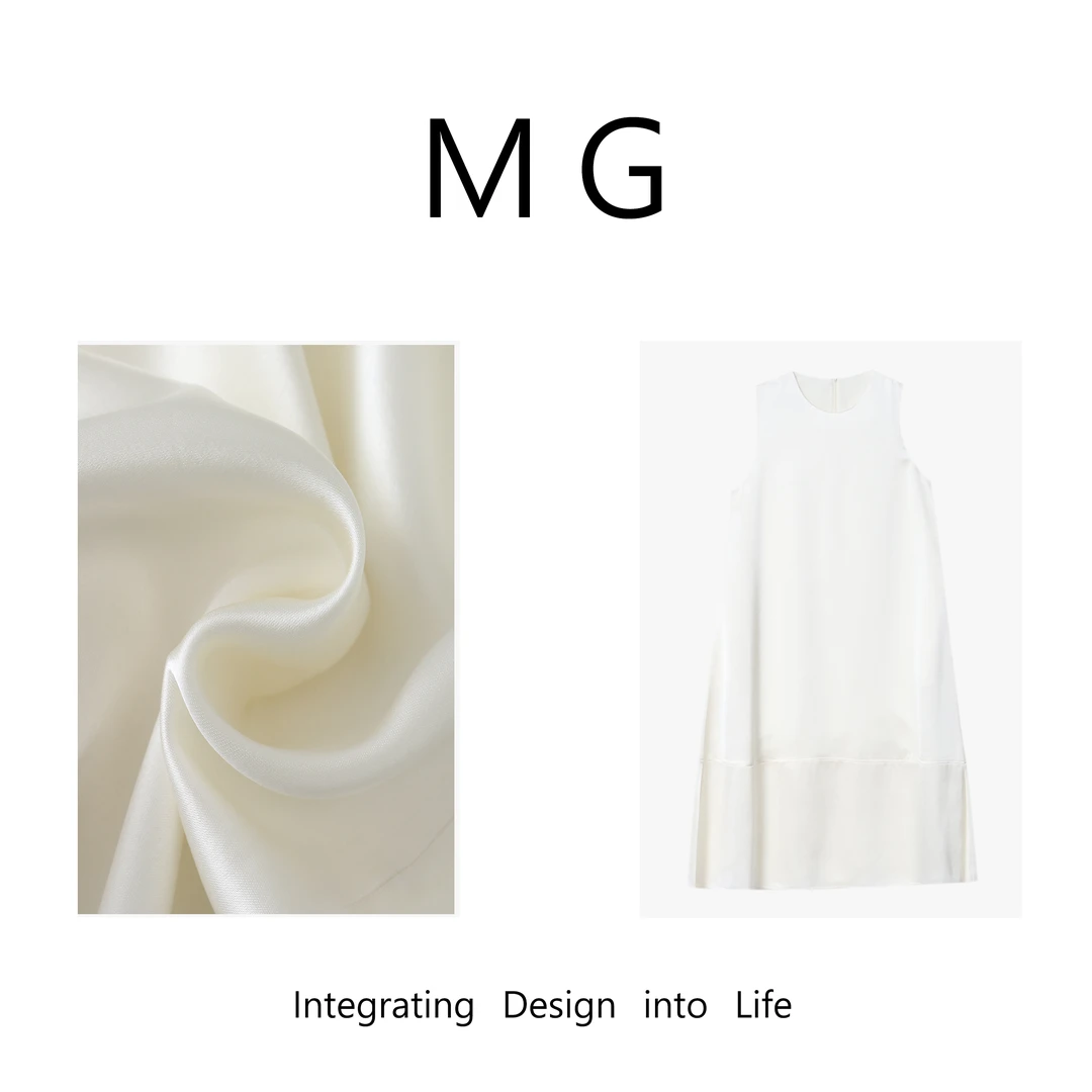 木岸【小高定背心裙】MUAN定制礼服轻奢重工醋酸连衣裙女YJ-23425