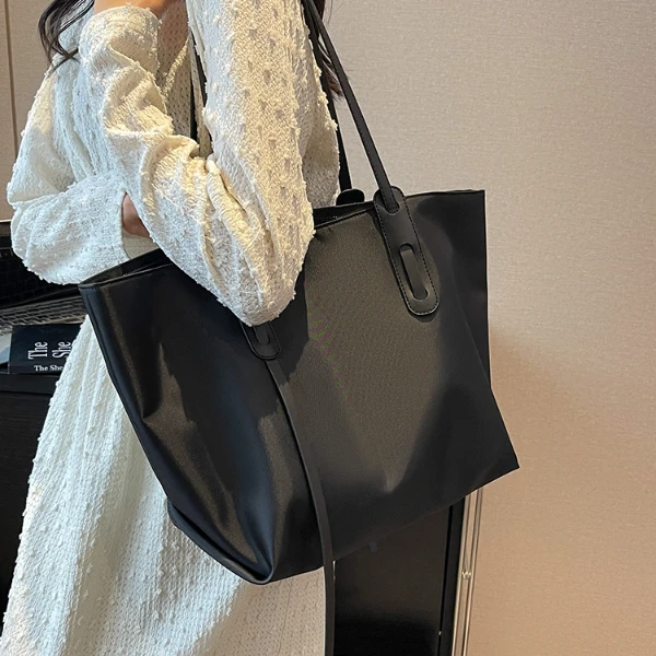休闲通勤大容量包包女士2024新款时尚百搭单肩包高级感手提托特包