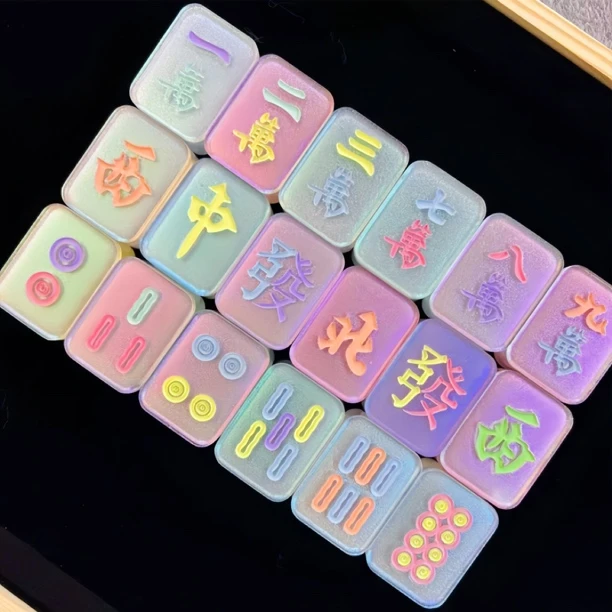 【人鱼姬】星空款创意麻将挂件摆件饰品
